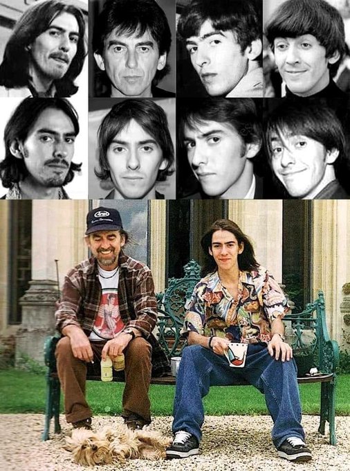 \"The apple didn\t fall far from the tree... Happy 44th Birthday Dhani Harrison!   