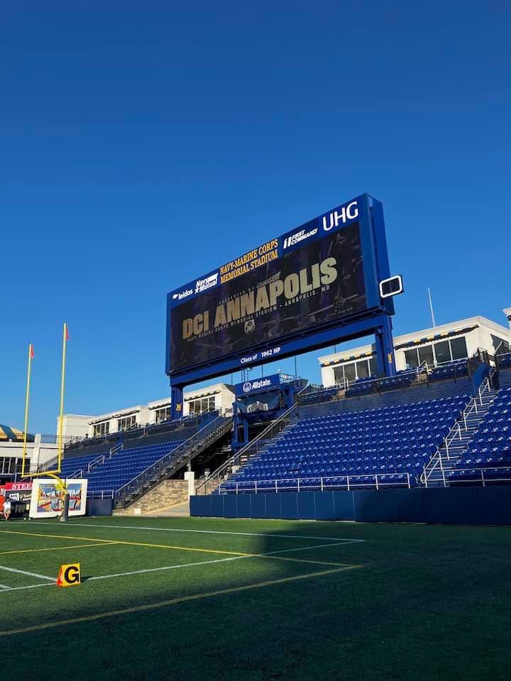 Thinking it was 10 years ago I performed at DCA Mini Corps Annapolis with Mass Brass. Great stadium, great town!!