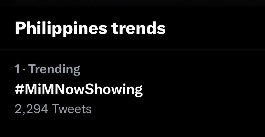 Viva_Ent's tweet photo. #1 Trending #MiMNowShowing https://t.co/91SQIw4gEE