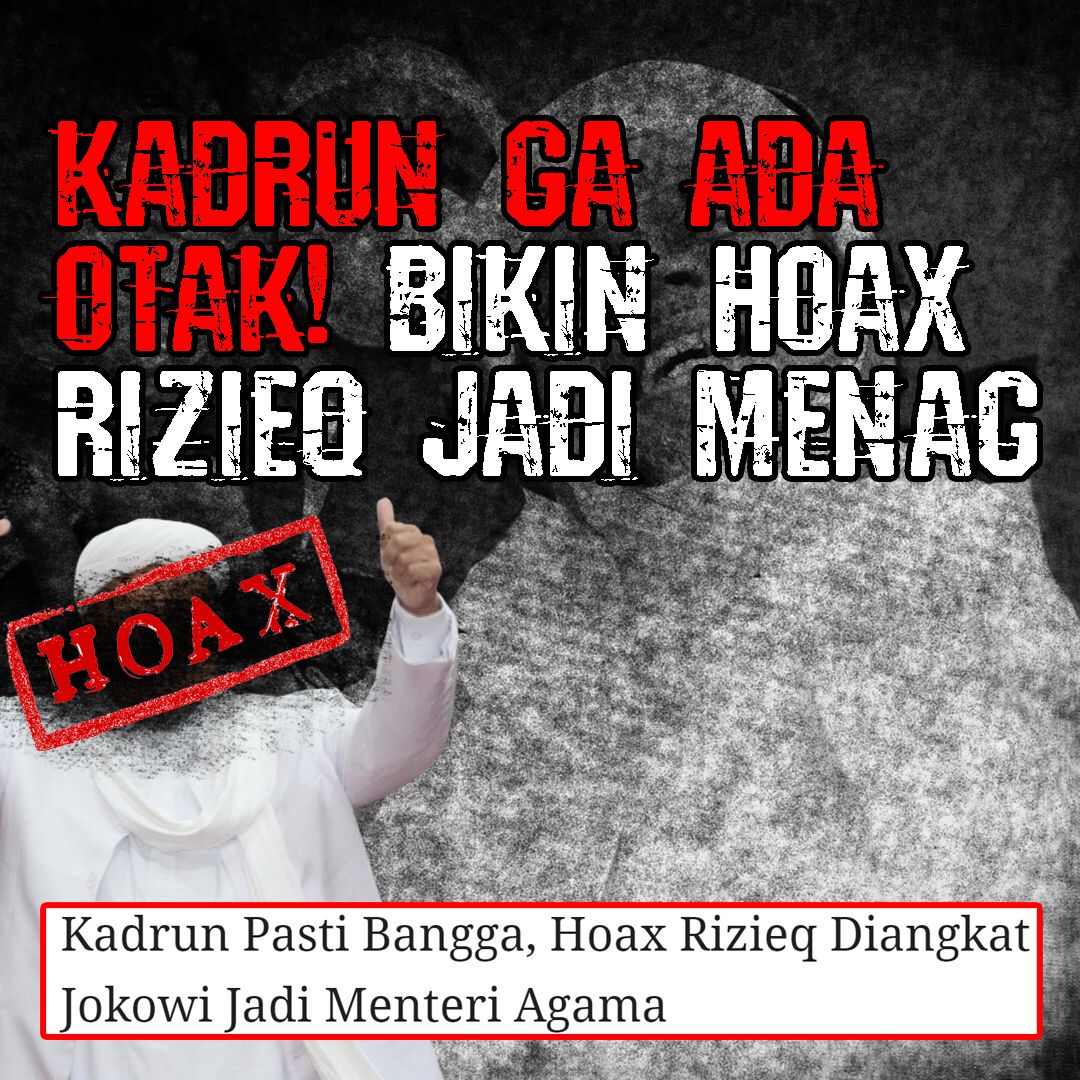 merahputihsuara's tweet photo. Kadrun stress ternyata tidak ada habisnya, juga gak ada matinya. Mereka suka sebarkan informasi bohong, entah karena insecure atau memang hobi sesatnya ini sudah merasuki tubuhnya.
#BrajamustiPembunuh 
anak indonesia hebat https://t.co/LBSl0FdYG6