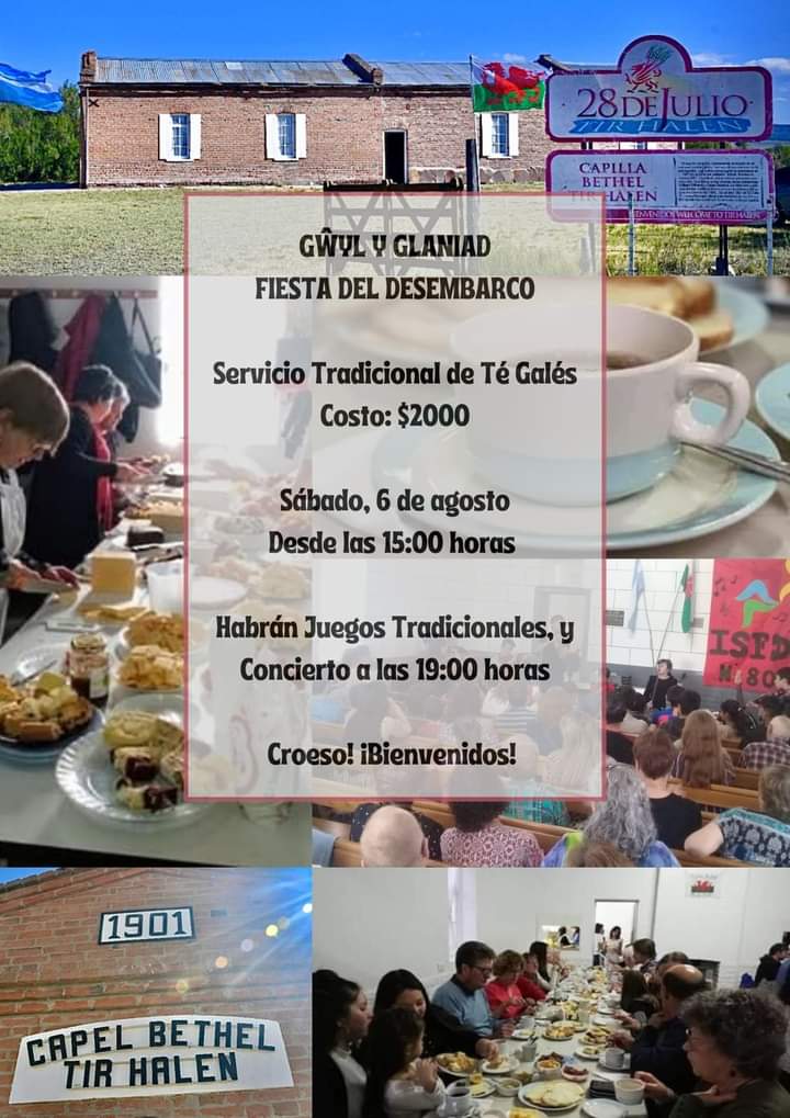 Aprendimosdnain's tweet photo. Sabado 6 Tour 🚐y ceremonia del Te..☕🫖
Domingo 7 Feria de artesanos y productores #28deJulio #Virch
#ReposteriaGalesa 🥧🧁🍰
@MajoPogler @ChubutPatagonia @sosa_checho @radioconvos899 @madryntravel @MaruOrtizTw @barciaml @RadioChubut https://t.co/eBDWjzoQ8K