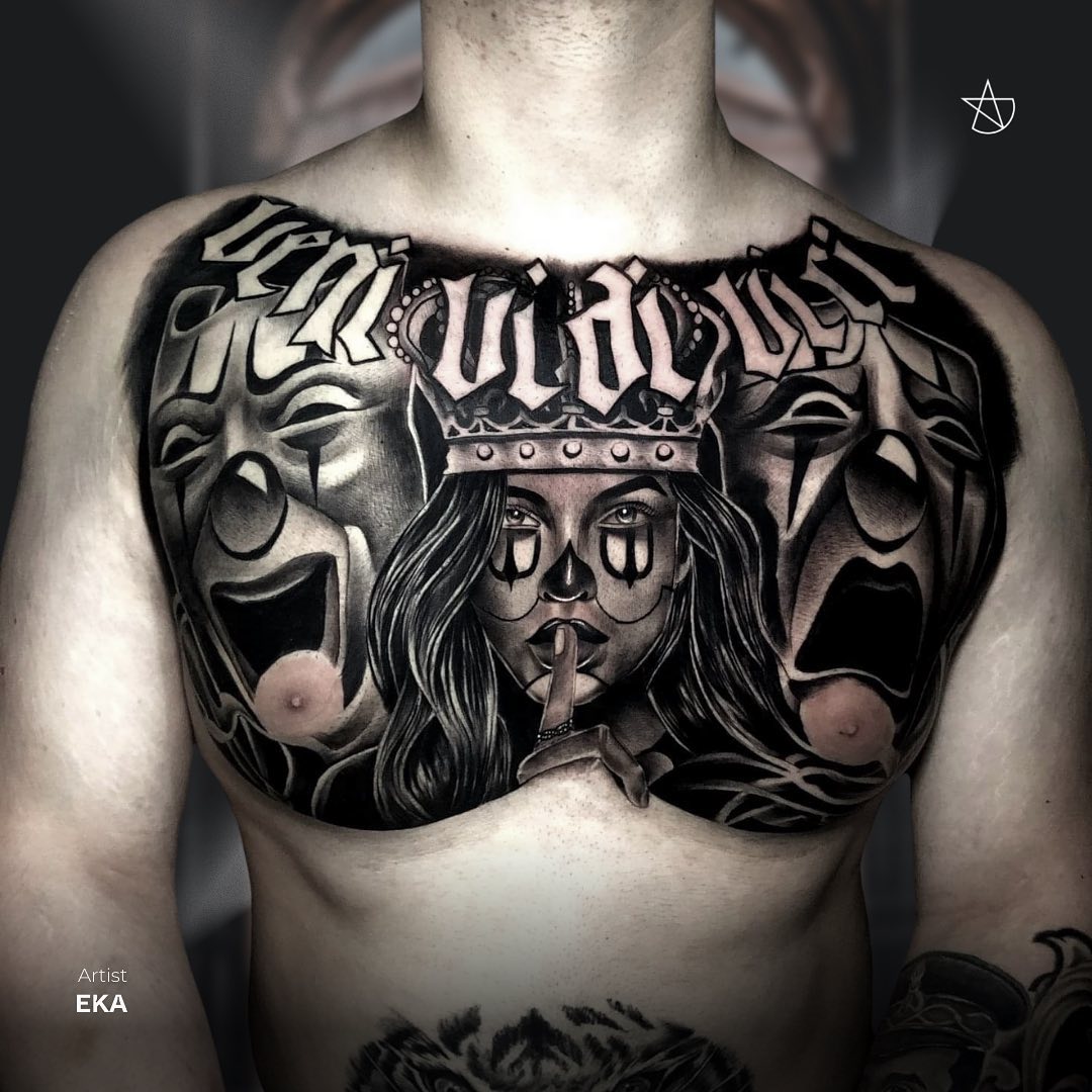 Details more than 67 mexican chest tattoos latest - thtantai2