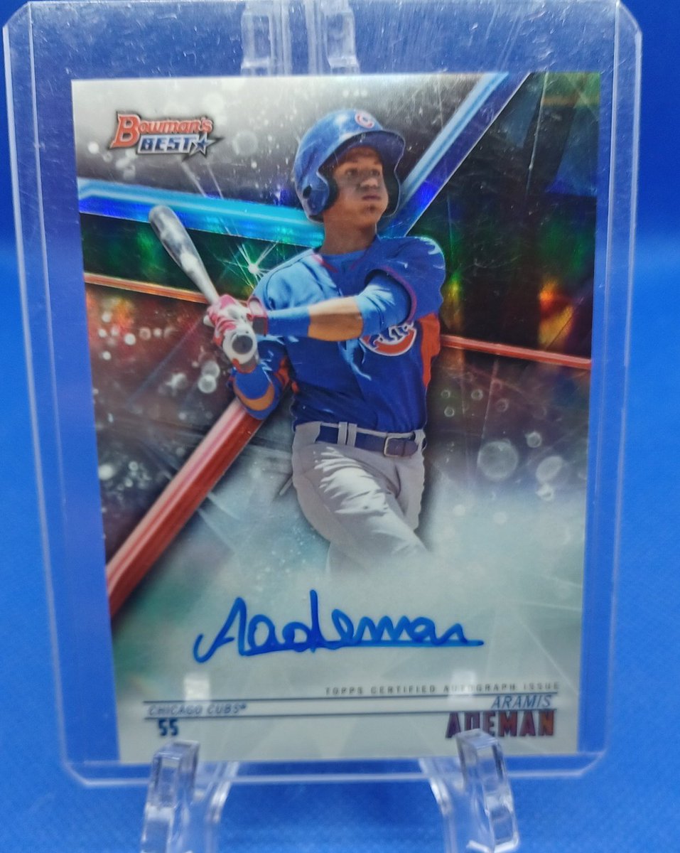 Hoerner1st2018's tweet photo. $5 each 
Rizzo 91/99
Beaz 183/259
#EverythingChicago 

@MDRANSOM1 
@sports_sell 
@CardboardEchoes 
@ILOVECOLLECTIN1 
@84baseballcards https://t.co/OhLMK2HUvG