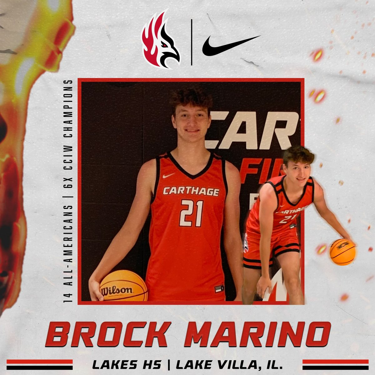 After a great visit today with Coach Steve and Coach Howard, I am blessed to have been offered the opportunity to continue my academic and athletic career at Carthage College! <a href="/LCHS_hoops/">🏀Lakes Basketball🏀</a> <a href="/ILHoopProspects/">Illinois Hoop Prospects</a> <a href="/FundamentalUA/">Fundamental U</a> <a href="/Sports4Illinois/">Illinois Sports Updates</a> <a href="/Carthage_MBB/">Carthage Men's Basketball</a> <a href="/SDjurickovic21/">Steve Djurickovic</a> <a href="/PrepHoopsIL/">Prep Hoops Illinois</a>