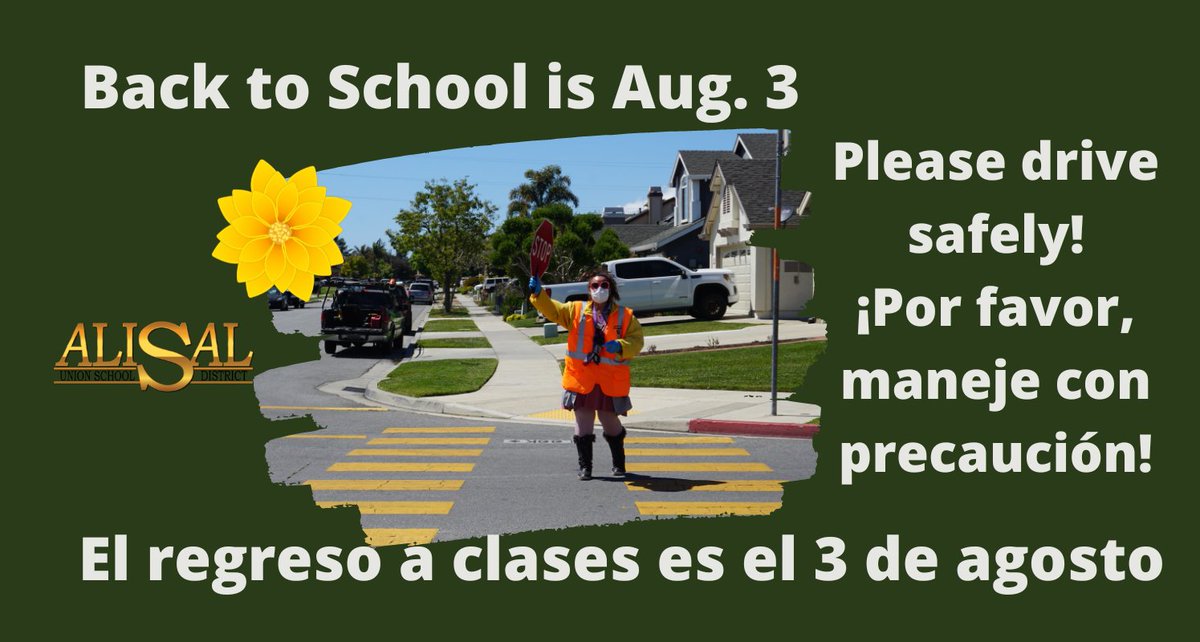 Our kiddos will walk and bike to school tomorrow. Please drive safely! 

Nuestros niños regresan a la escuela mañana! ¡Por favor, manejen con precaución!