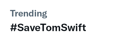 JediKnightKatie's tweet image. As it should be
#TomSwift #SaveTomSwift