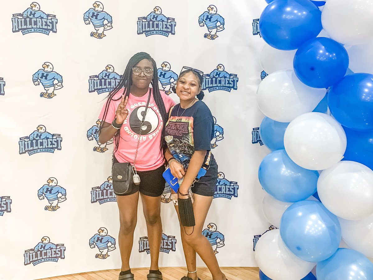 HCHawkEye's tweet photo. Today the Hillcrest Hawks welcomed the #Classof2026! Incoming freshman participated in a scavenger hunt, received their iPads, played games AND met a bunch of AMAZING teachers and administrators. We can’t wait to see ALL of our students soon!#HillcrestHawkPride https://t.co/IAoNEcsGox