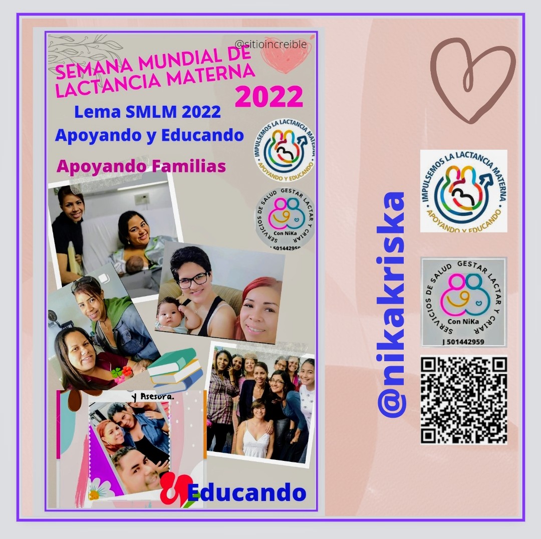 nikakriska04's tweet photo. SMLM 2022 
El apoyo y educación es vital para la nutrición del bebé los primeros 1000 días de vida.
La lactancia materna como parte de una buena nutrición, seguridad alimentaria y reducción de las desigualdades. https://t.co/73nSekXj6r