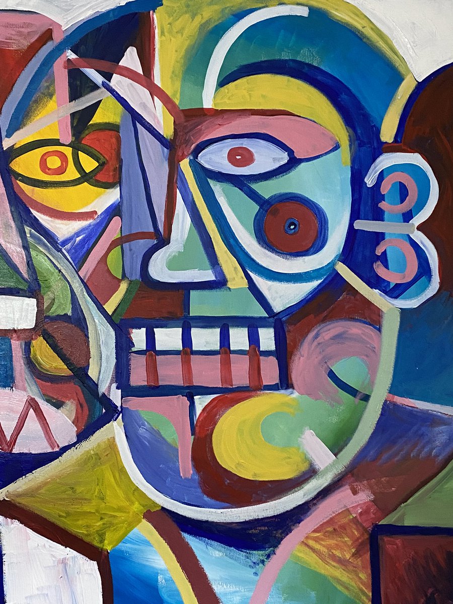 MWilkoArtist's tweet photo. #WipArt #painting #shoplith #NFTs #physicaart #phygital https://t.co/jp70wqbera