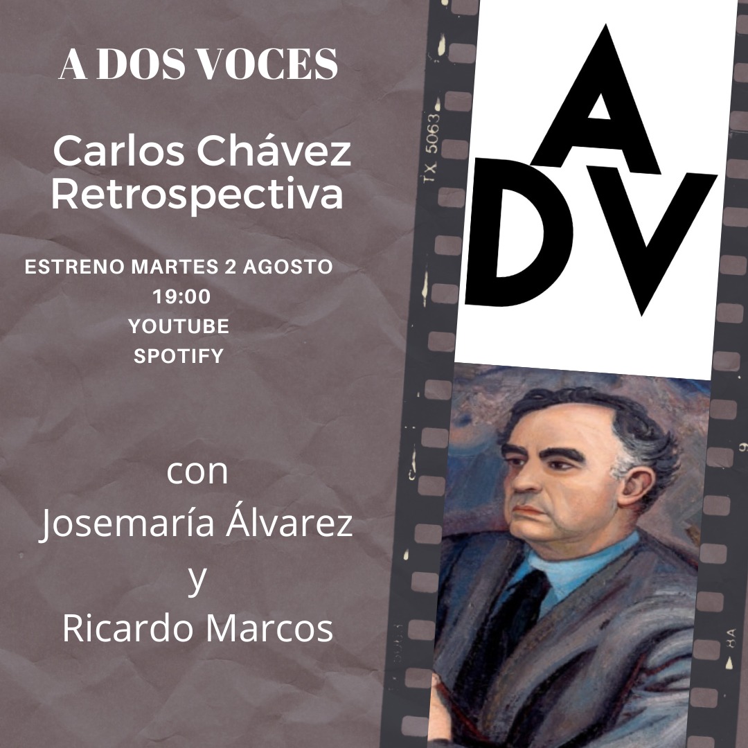 En unos minutos saldrá al aire "A Dos Voces" Nuevo Capítulo: Carlos Chávez, Retrospectiva.
<a href="/red_mayor/">Nocturno Opus 94</a>