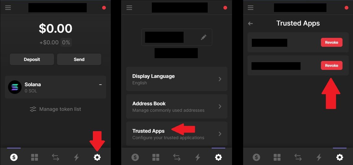 JellySkelly4's tweet photo. Mantente seguro. hay un fallo de seguridad en la red de solana
Quitar todas las apps de confianza de sus wallets &amp; a ser posible creen nuevas wallets las frases semilla estan conprometidas.
Las COOL WALLETS son la mejor opcion. https://t.co/wSdvM797Xy