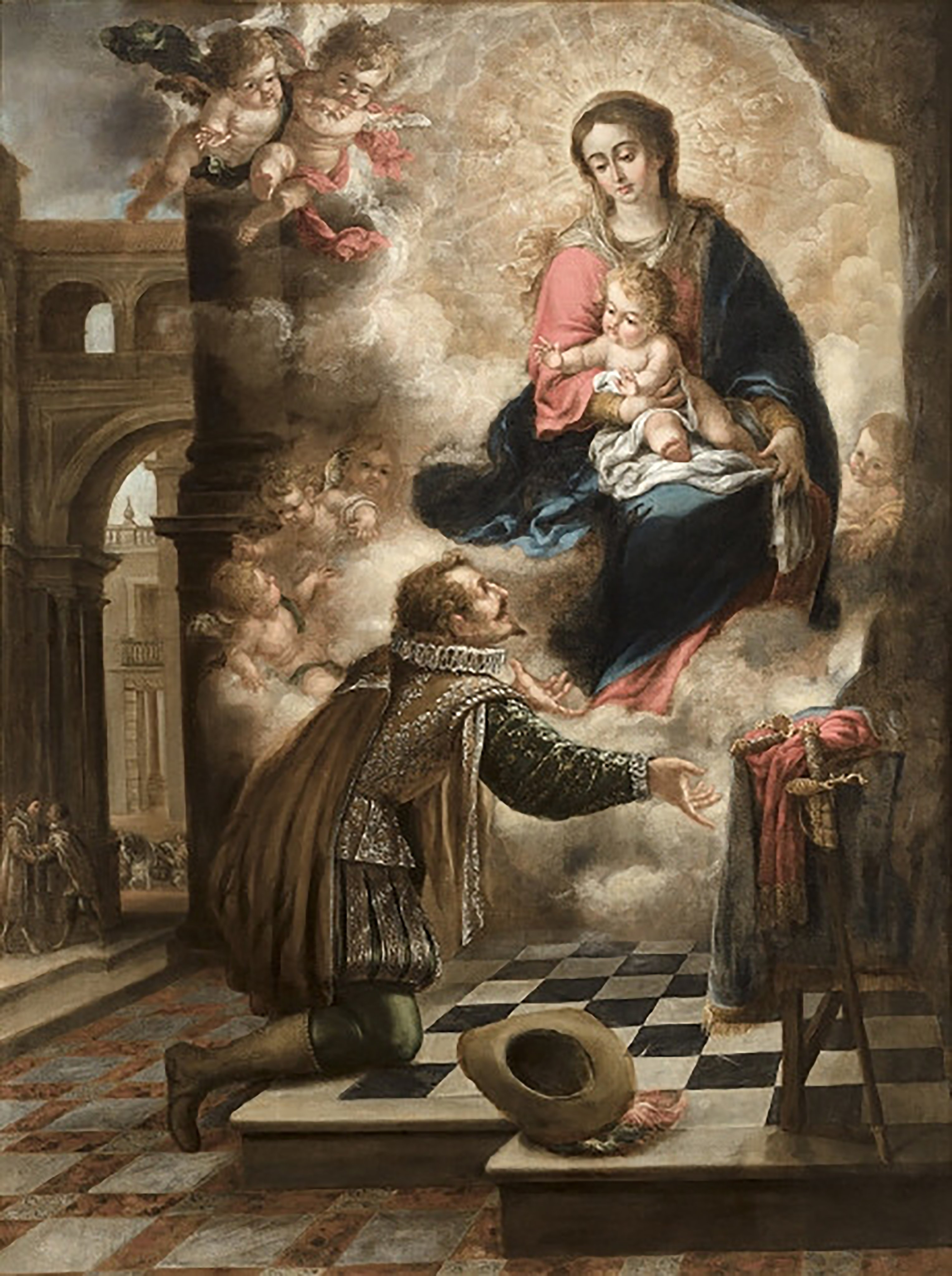Visão da Virgem e do Menino por Santo Inácio