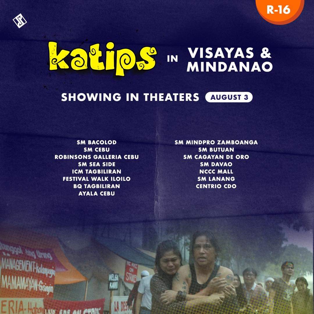 VinceTanada's tweet image. Today is the day! #Katips opens today. Find here below the complete list of cinemas. Pls watch #KatipsTheMovie today...and please pray for us.