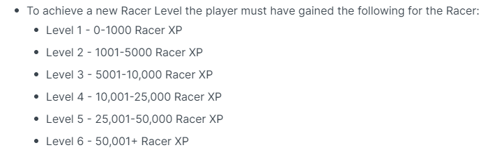 toastpunk's tweet photo. FYI, these will be the default Level 1 stats for each TGRC Racer. You can level this up permanently when you get to Level 2 (after gaining 1000 Racer XP or more).

ℹ️ https://t.co/DQhjiNtNJd

Highly recommend to collect all 10 TG characters now to see what suits your play style. https://t.co/0iqOvm1bnH