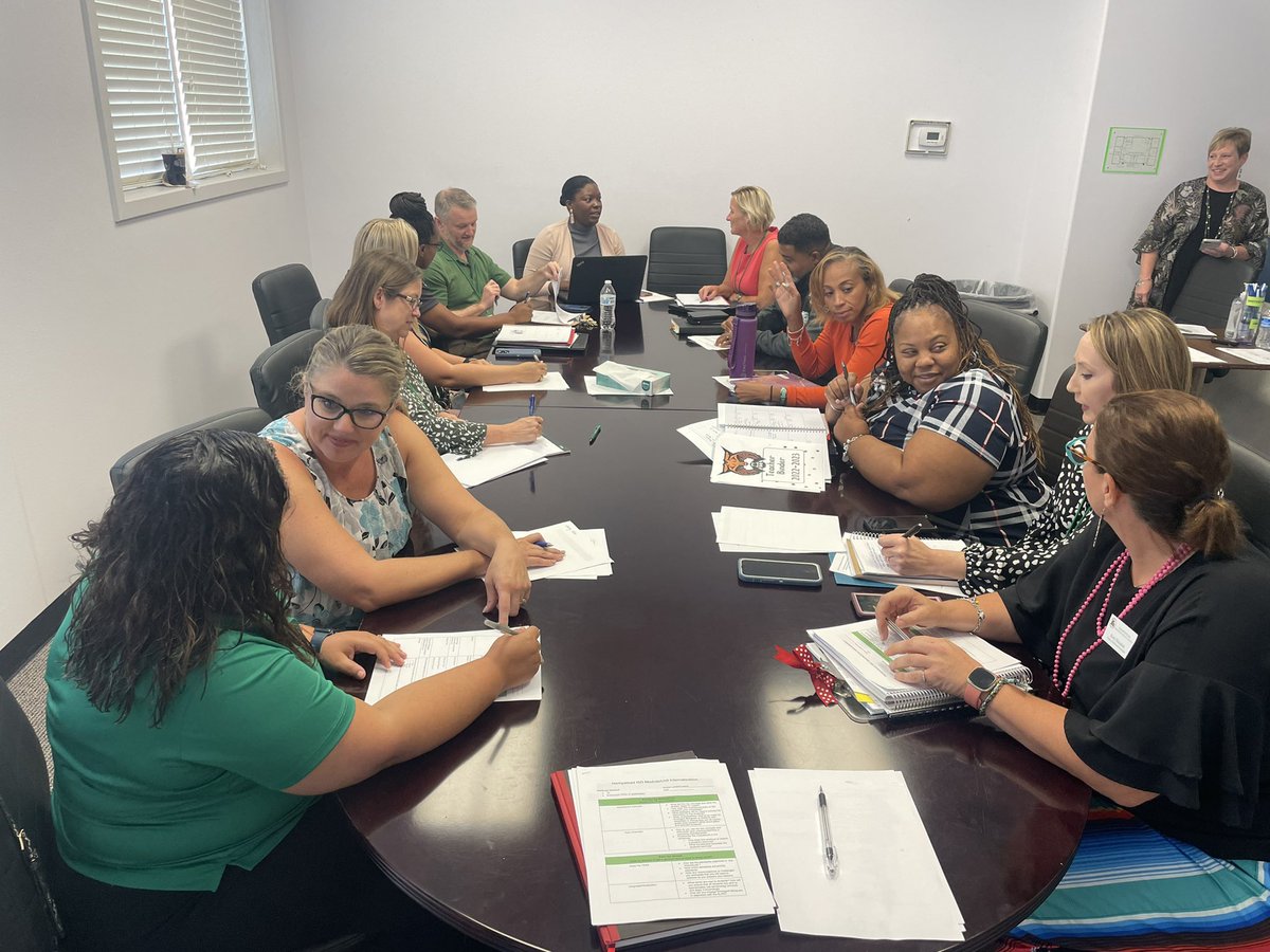 Great beginning of school readiness Cabinet meeting today. Thankful for a team that is intentional about ensuring a smooth start! #HigherHeights