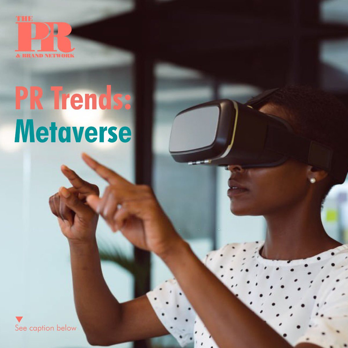 PRandBNet's tweet photo. Metaverse is a network of 3D virtual worlds such as Artificial intelligence and augmented reality that focus on social connection.

Be on the look out for more PR trends on our pages.

#PRTrends #Metaverse #VirtualReality #PR #MakingMeals https://t.co/PvRGLeqBin