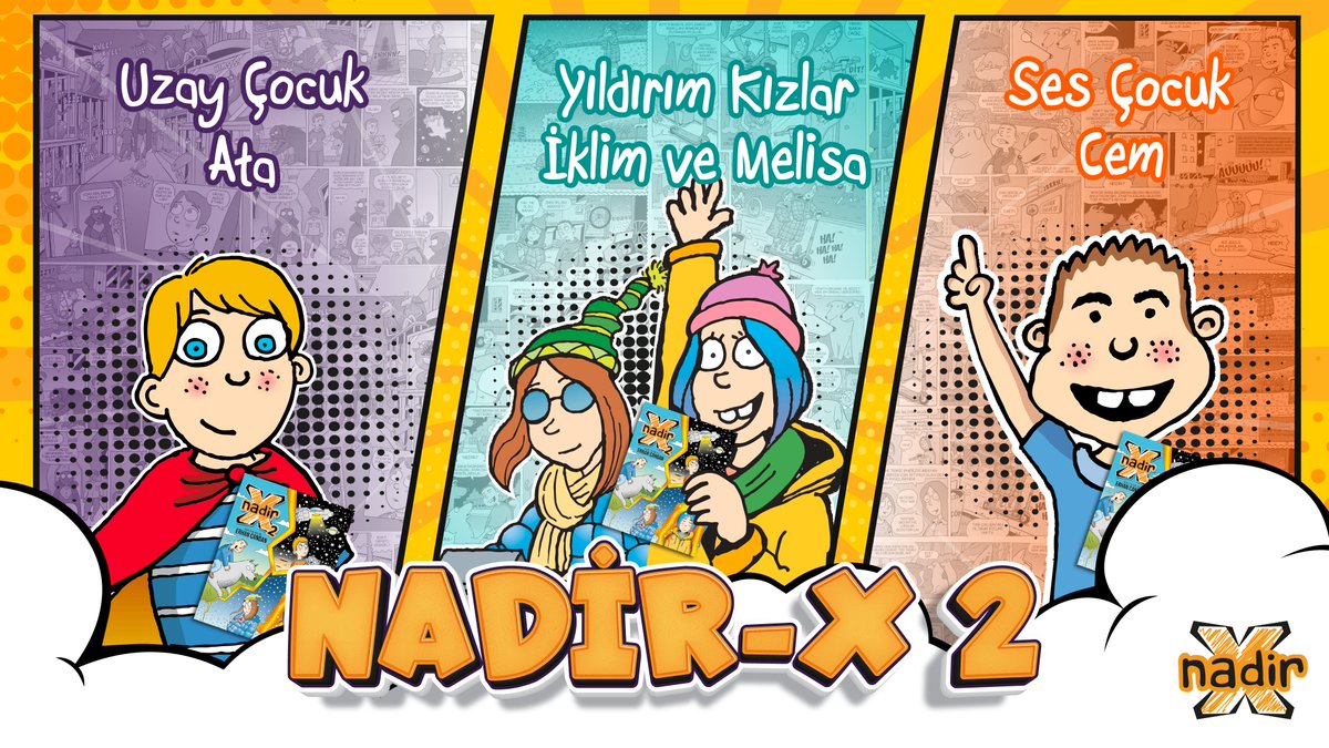 Macera Hız Kesmeden Devam Ediyor!

Nadir-X 2 ile; SMA, MPS ve Wilson hastalığını yakından tanımaya ve birbirinden eğlenceli maceralara ortak olmaya hazır olun!

Yazarlığını ve çizerliğini Erhan Candan’ın yaptığı Nadir-X 2 çizgi romanı tüm kitapçılarda!

youtube.com/watch?v=PPThhp…