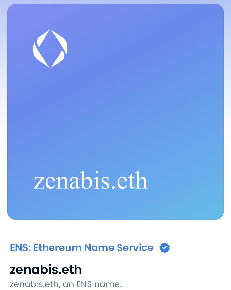 I registered zenabis.eth, 
Zenabis is a significant Licensed Producer of medical and recreational cannabis from canada
Dear <a href="/Zenabis/">Zenabis</a> Team, first let's smoke some weed and then let's talk deals 🙃🙂

please retweet and comment <a href="/Zenabis/">Zenabis</a> so they see it🙏

#ens #ensdomains