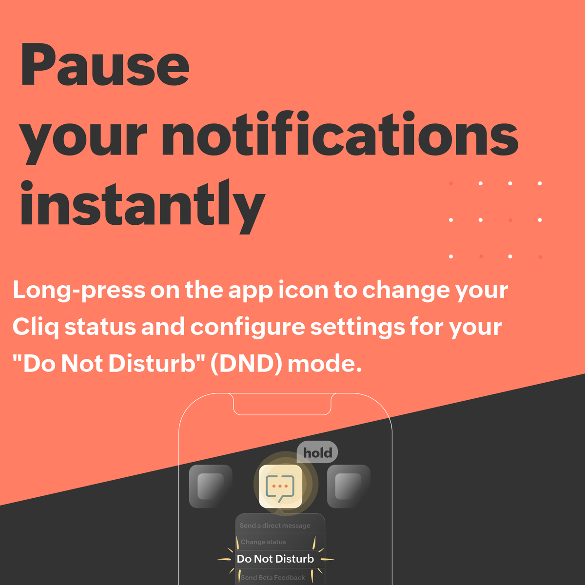 ZohoCliq's tweet photo. Here are the top 3 Cliq mobile app๐ฑshortcuts that will help save your time and get things done swiftly๐
#CliqMobile #mobileshortcuts #productivity https://t.co/RMcleFuaQG