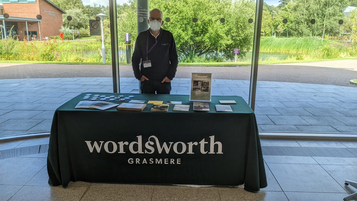 #NewRom22 have you opened the letter to Coleridge in your tote?? Please come and say hello ....  Would love to talk to you about how <a href="/WordsworthGras/">Wordsworth Grasmere</a> can help you and your students in research, visits with bespoke workshops, online visits. Or other ways? (I am smiling, really)