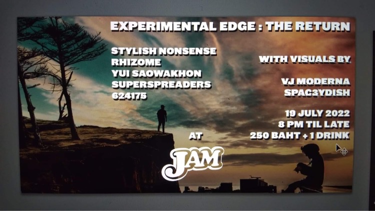 My next performance at Jam, Bangkok Thailand.