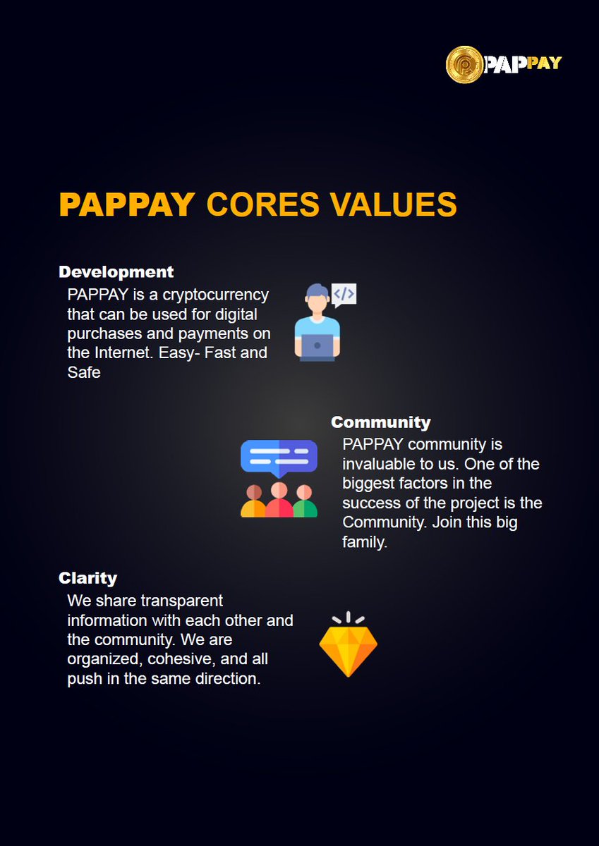 $PAPPAY 

👉TG: t.me/pappayofficial… 

👉pappay.net
👉Contract: 0x8C88699ef5adA1E5bEDFf7a4590aA346Abd3536d

#PAPPAY #app #token #newtoken #pappay #pancake #BTC  #uniswap #vanchat  #Coinmarketcap #CoinGecko #MOON #BNB  #HODL