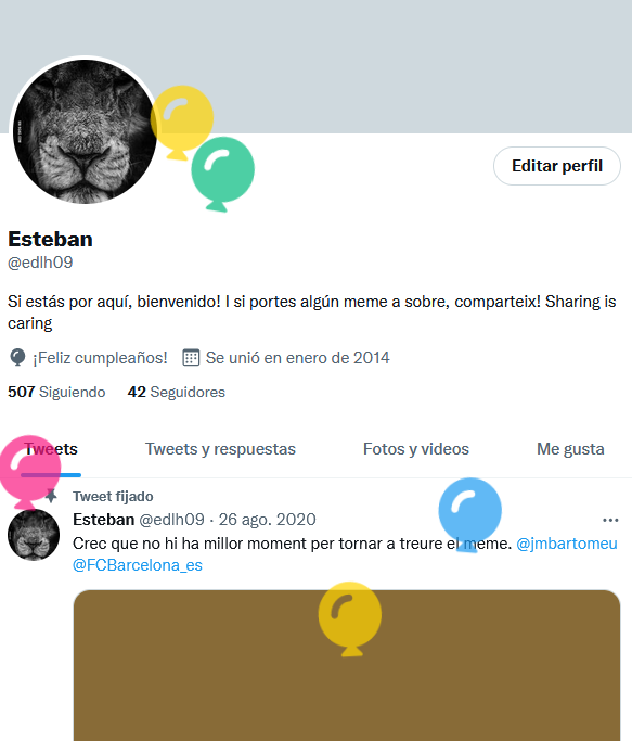 edlh09's tweet photo. @ElRonceroDelFCB Hombre!! Bienvenido al club de los globitos el día 03!! Felicidades Ronci xD https://t.co/eK4UMFfeVn