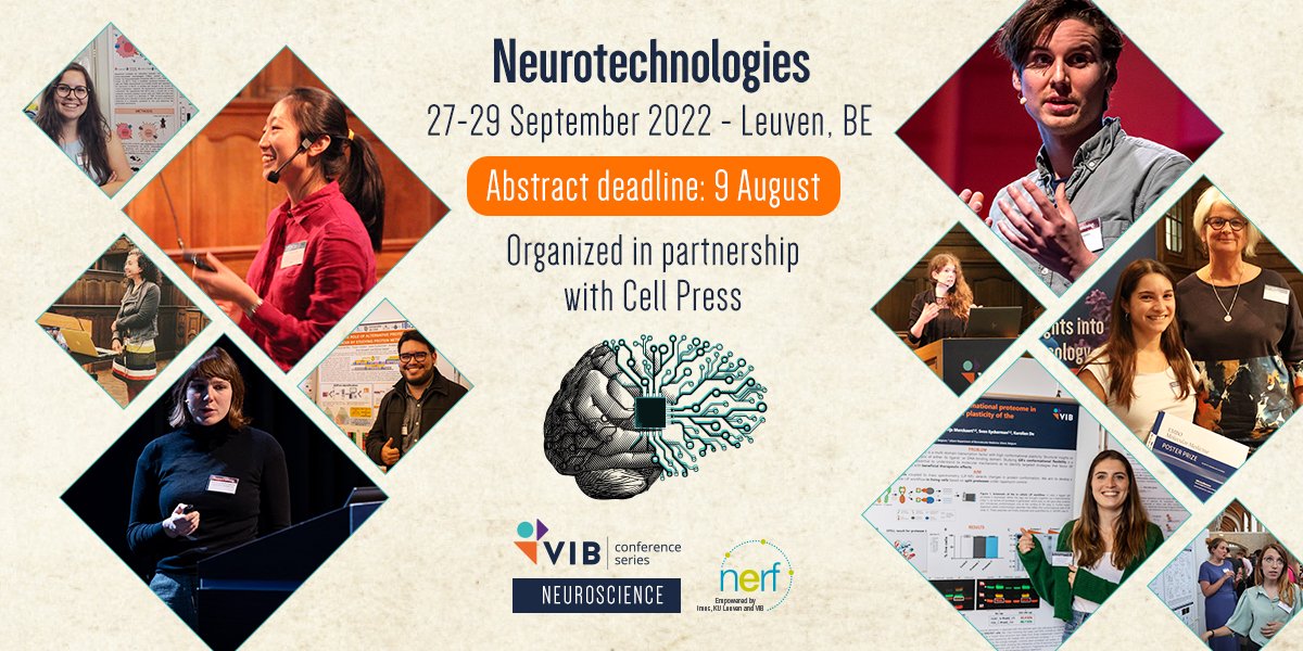 The abstract deadline for #Neurotech22 has been extended to August 9. Showcase your research by presenting it on stage or at the poster sessions. Submit your abstract here: bit.ly/3BCH1VC Topics: #Imaging #tissueengineering #Nanotechnology #Neuroengineering #Neuroethics