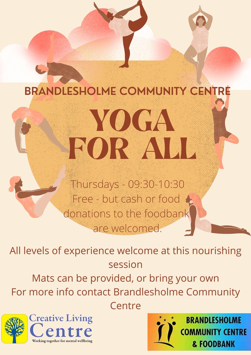 Reminder- no Yoga tomorrow or next Thursday at BCC, as the wonderful instructor, Charli is on holiday. Back to normal the week after. See you all then!!