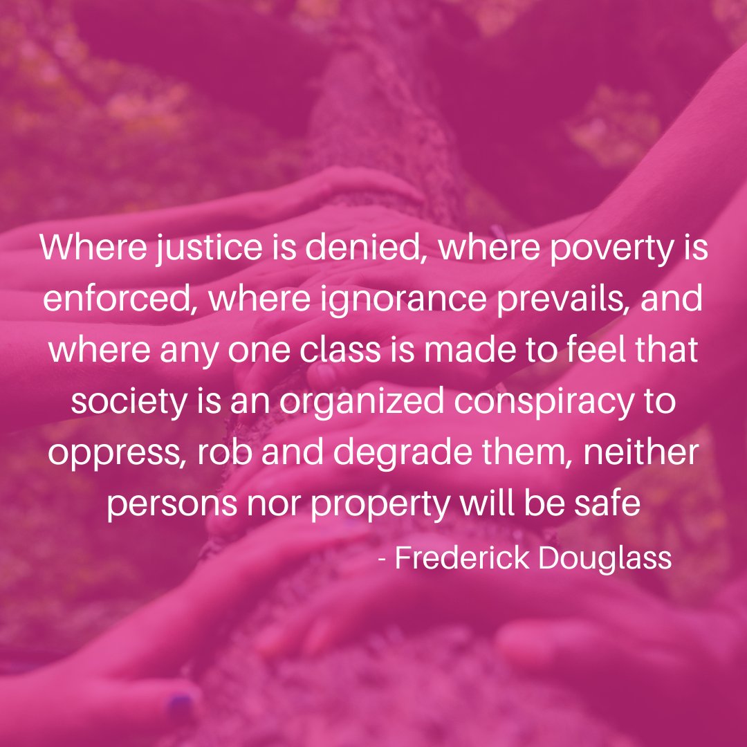 "...where any one class is made to feel that society is an organised conspiracy to oppress, rob and degrade them, neither persons nor property will be safe." Frederick Douglass

#FinancialChangeMakers #Inclusion #DiversityAndInclusion #SocialMobility #SocialDeprivation #Podcast