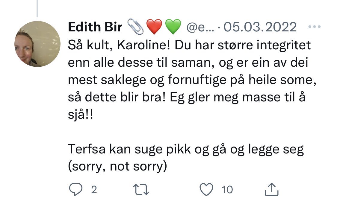 Truth_It_Is_'s tweet photo. Transaktivisme:
Når vi feminister ikke aksepterer at menn er kvinner, mener denne kvinnen at vi bør suge pikk.
#saklig #fornuftig https://t.co/r7Xp57HTy7
