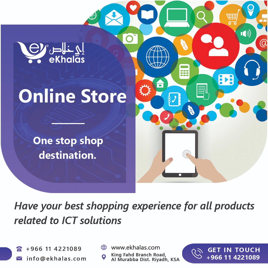 ekhalasstore's tweet image. &quot;Your Search Ends Here&quot; 

Shop now @www.ekhalas.com

#ictsolutions #lowcurrentsystems #estore #bestshoppingexperience