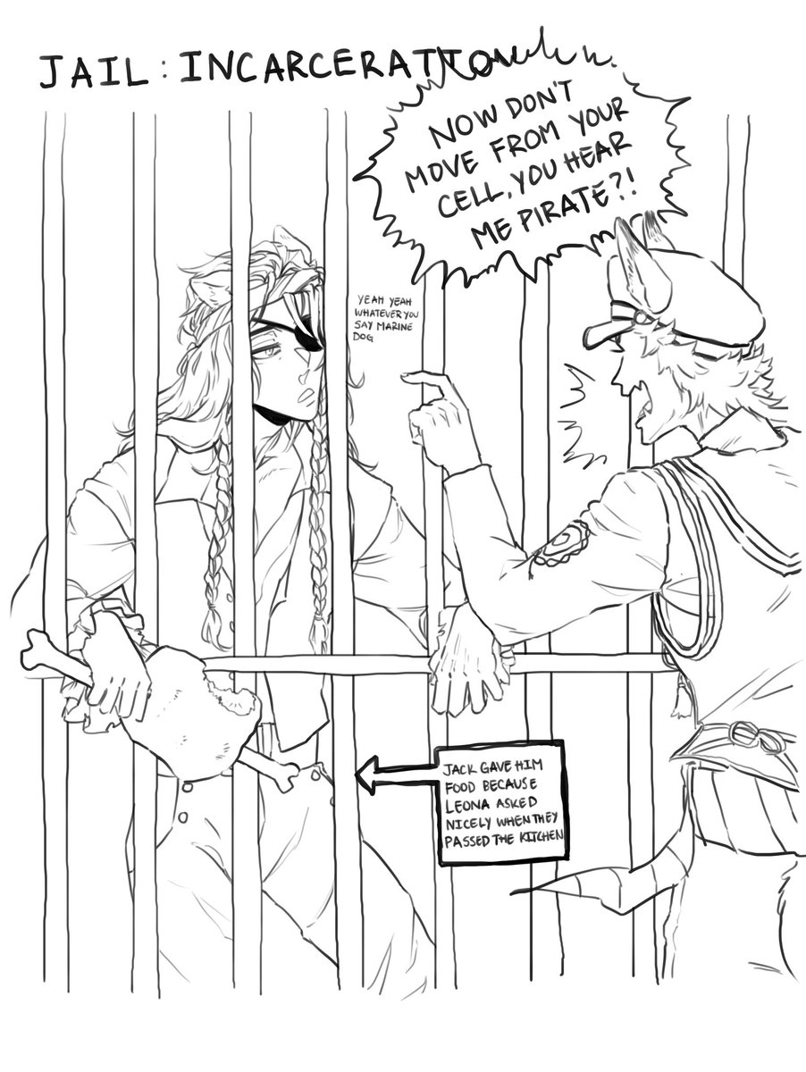 #twstファンアート pirate jail 