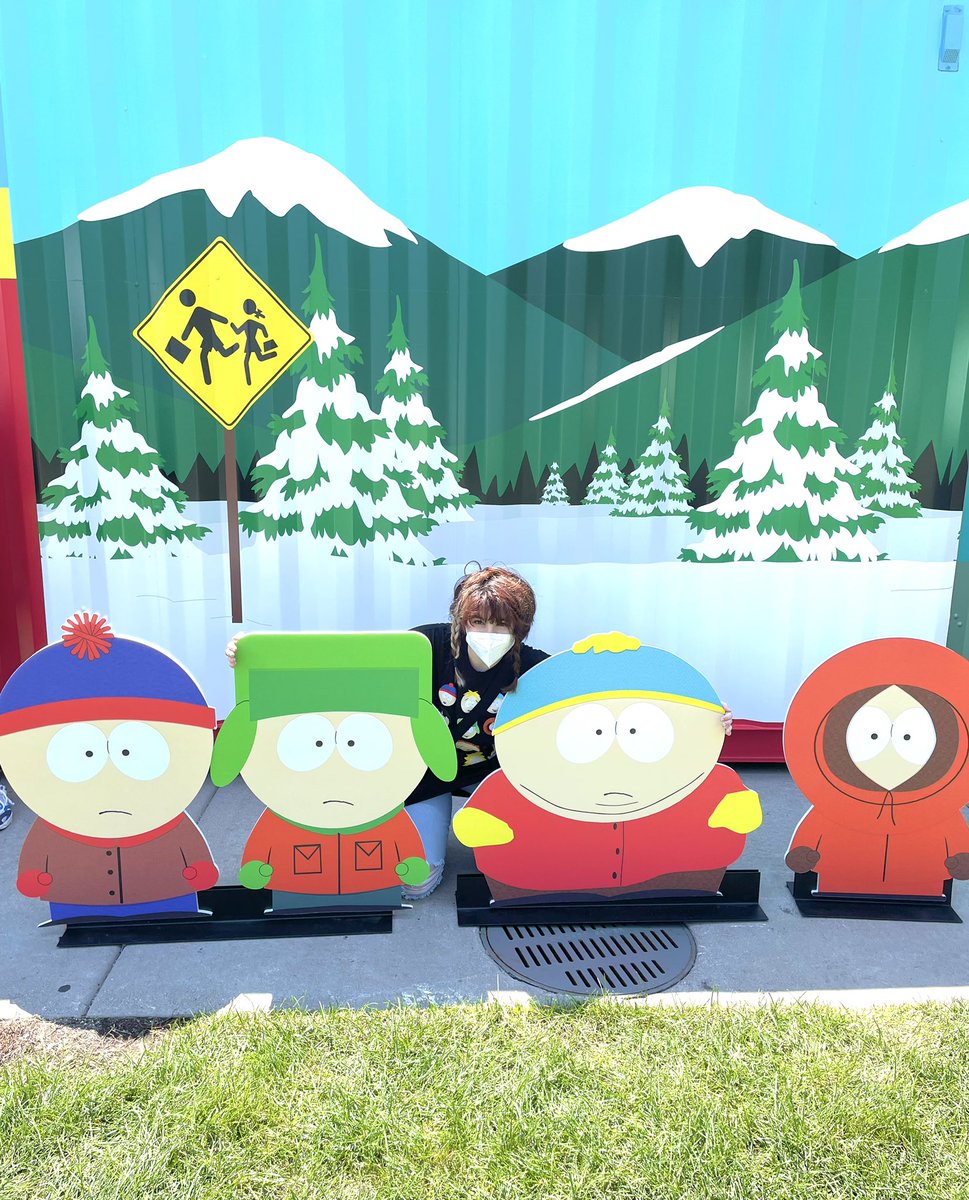 was at the #SouthPark chicago event last saturday, so killer :) 💪 