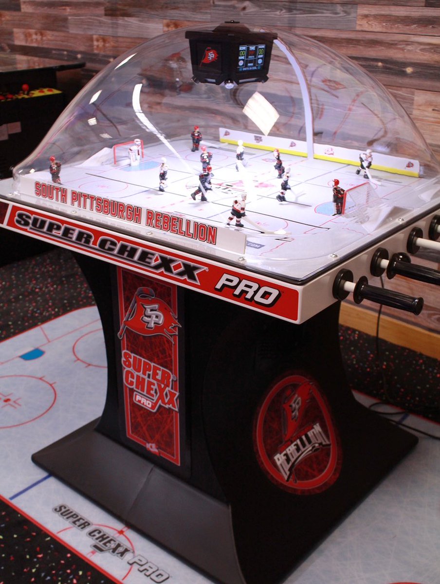 Meet the Roll Rebellion Bubble Hockey Women. Lady #superchexx figures available now <a href="/homearcadegames/">HomeArcadeGames</a>