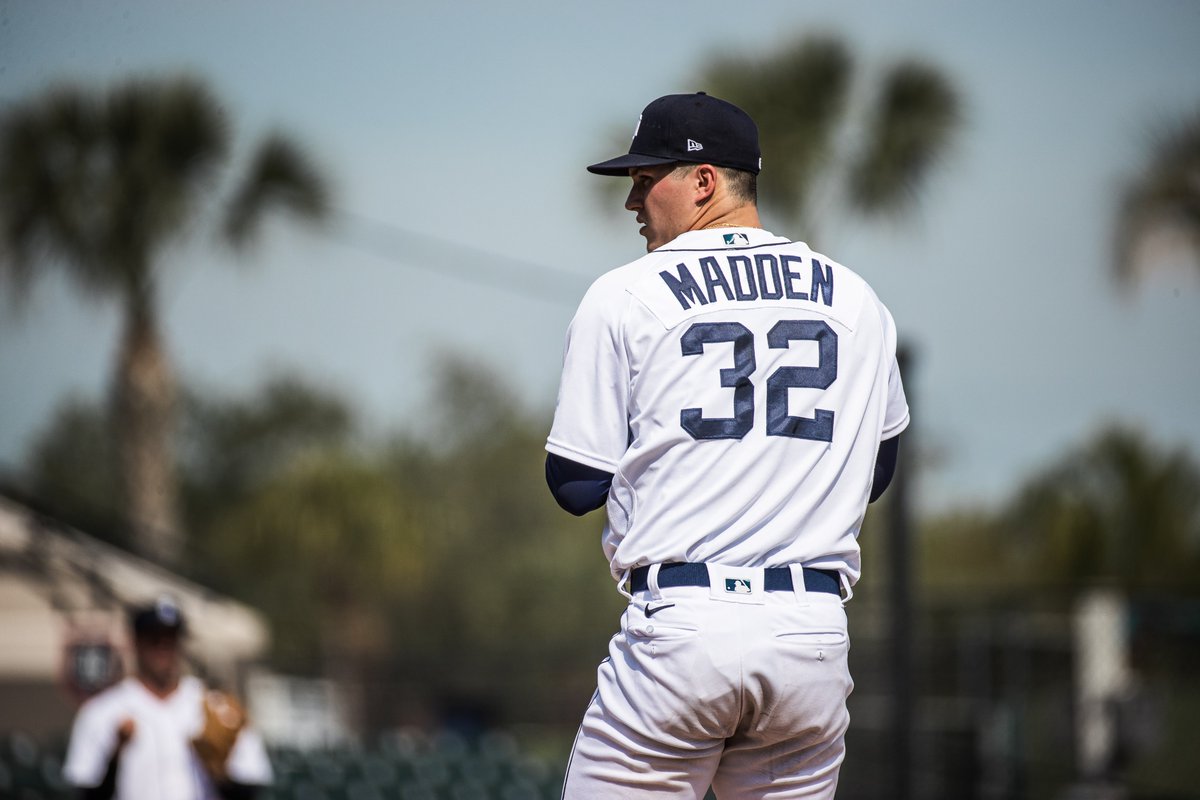RoadtoDetroit's tweet photo. The following players have been promoted in the @tigers player development system:

SS Izaac Pacheco moves from Lakeland to West Michigan.

RHP Ty Madden moves from West Michigan to Erie.

RHP Austin Bergner moves from Erie to Toledo.

INF Andre Lipcius moves from Erie to Toledo. https://t.co/XZJuzJP2hT