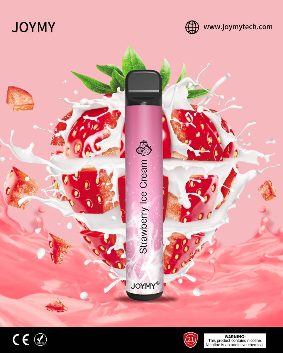CJoymy's tweet photo. Fantastic mix of Strawberry&amp;Ice Cream
email:joymy001@joymytech.com
Whatsapp: +86 18928401212

#vaperussia #vapewholesale #vapedistribution #vapesale #vapegirl 
#vapeman #vapeca #vapevdaily #vapeMexico #disposablekits #disposablepen  #1000puffs #4000puffs #vapewholesale #retail https://t.co/D52YD9hndZ
