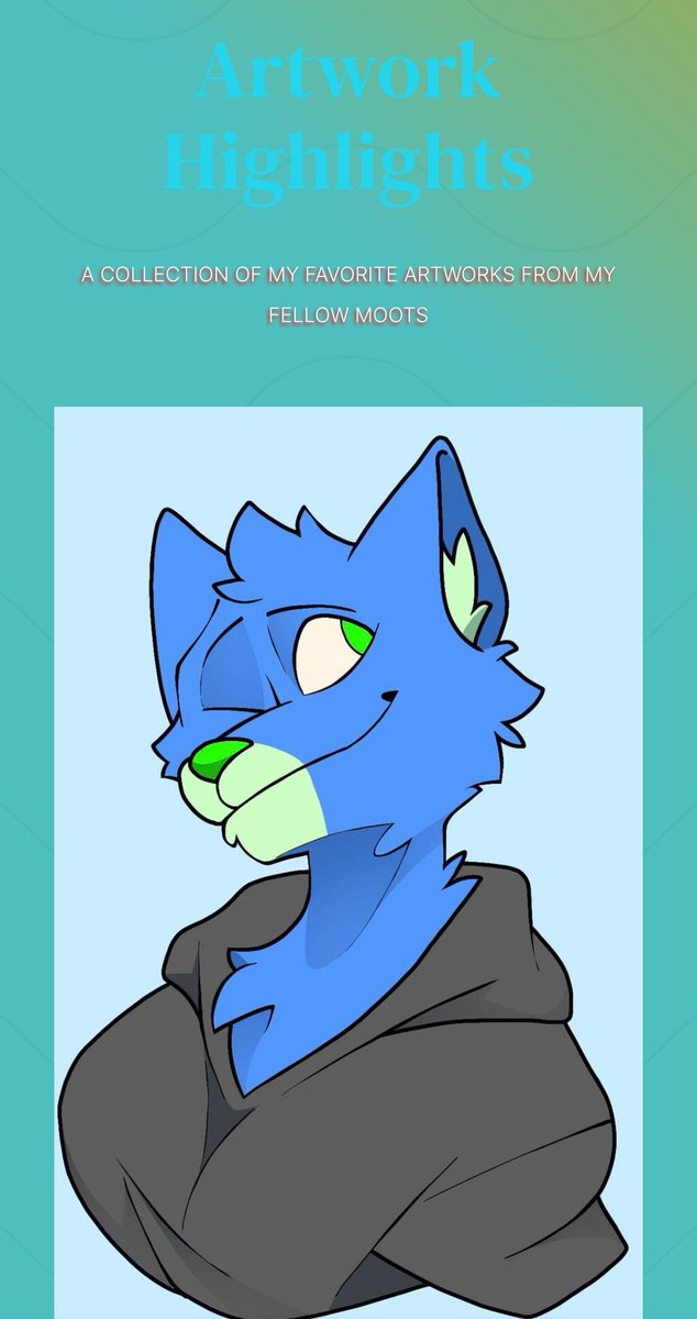 spottantis's tweet photo. My official website is up! Now with Artwork highlights with moots artwork of spott! Come check it out!!

https://t.co/9BX8T011O9 https://t.co/jccIybqOXW