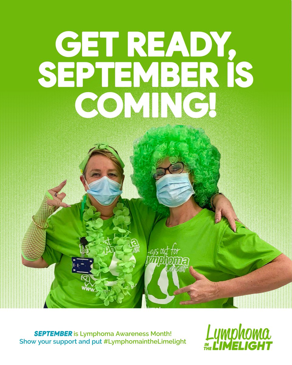 Help to put Lymphoma in the Limelight this September Awareness Month! Sign up your hospital, clinic or ward for a free merch pack - forms.gle/5hUbUXLgE4GvQB… Order ASAP for delivery
Let's raise awareness, support patients, and have some fun! 
#LymphomaintheLimelight #Lime4Lymphoma