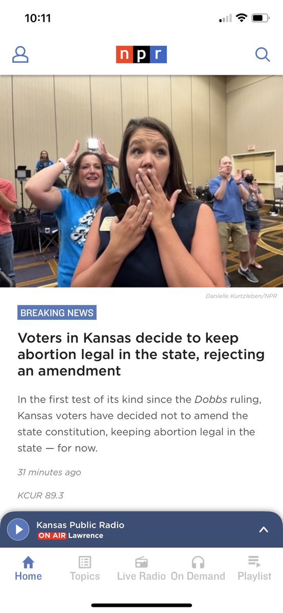 natehofer's tweet photo. @SSCJoCoKs Front page of NPR at the moment https://t.co/ZyOnpxltfM