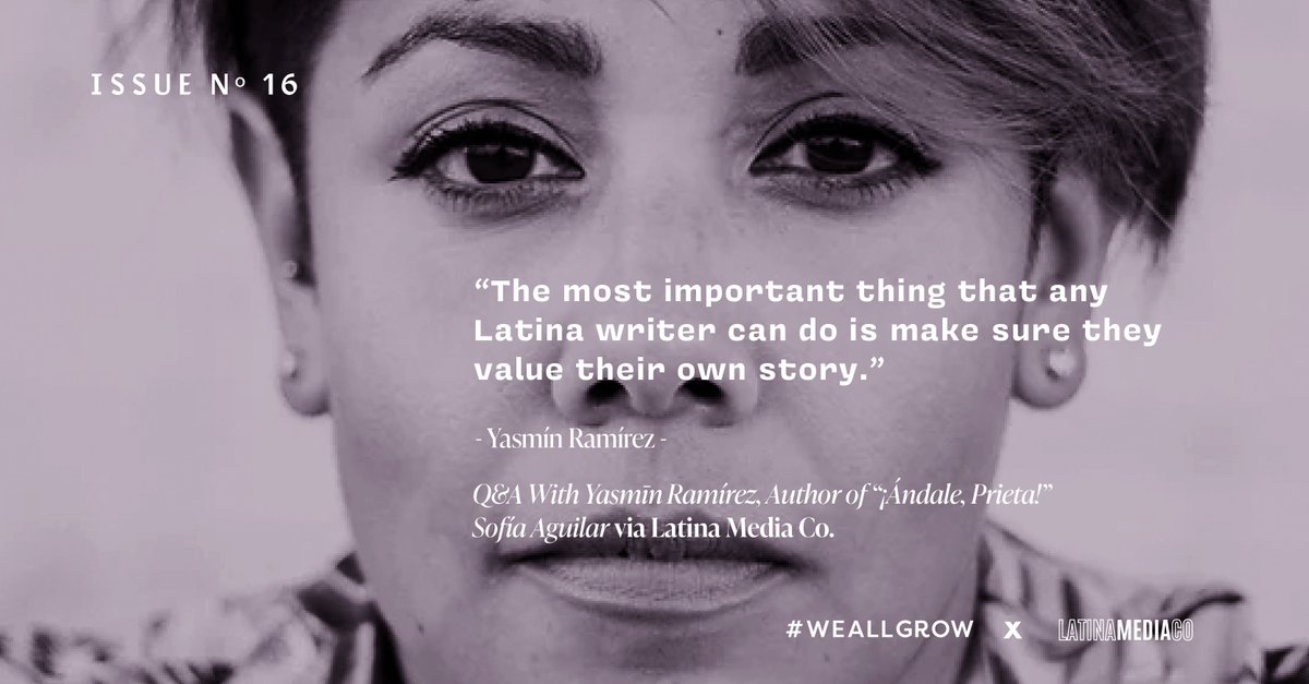 Issue 16 of #TheLatinaPress in collaboration with @latinamediaco is here!

A few highlights from this month's issue: Q+A With @YasminRamRio, Author Of “¡Ándale, Prieta!” (via @latinamediaco ) Bit.ly/TLPress16