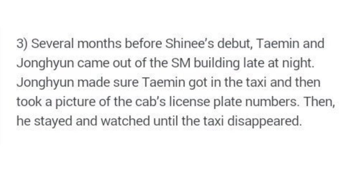 jongtaehourly's tweet photo. The pre-debut fan account of Jonghyun getting a taxi for Taemin and writing down the license plate number in case anything happened https://t.co/2588cyNyXS