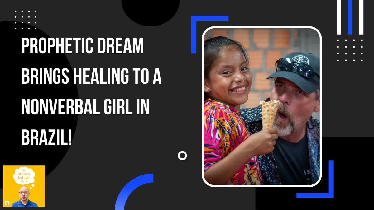 stabatt's tweet photo. God Gave Troy Brewer a Prophetic Dream to Bring Healing to a Nonverbal Girl in Brazil
Listen:
Spotify: https://t.co/naX6kT9Ss8
Apple: https://t.co/12vepSAATE
Watch: https://t.co/kL3eFkc3Tz
@pstroybrewer @opendoorexp @DestinyImage #DIPodcastNetwork https://t.co/Oiei7iXIOP