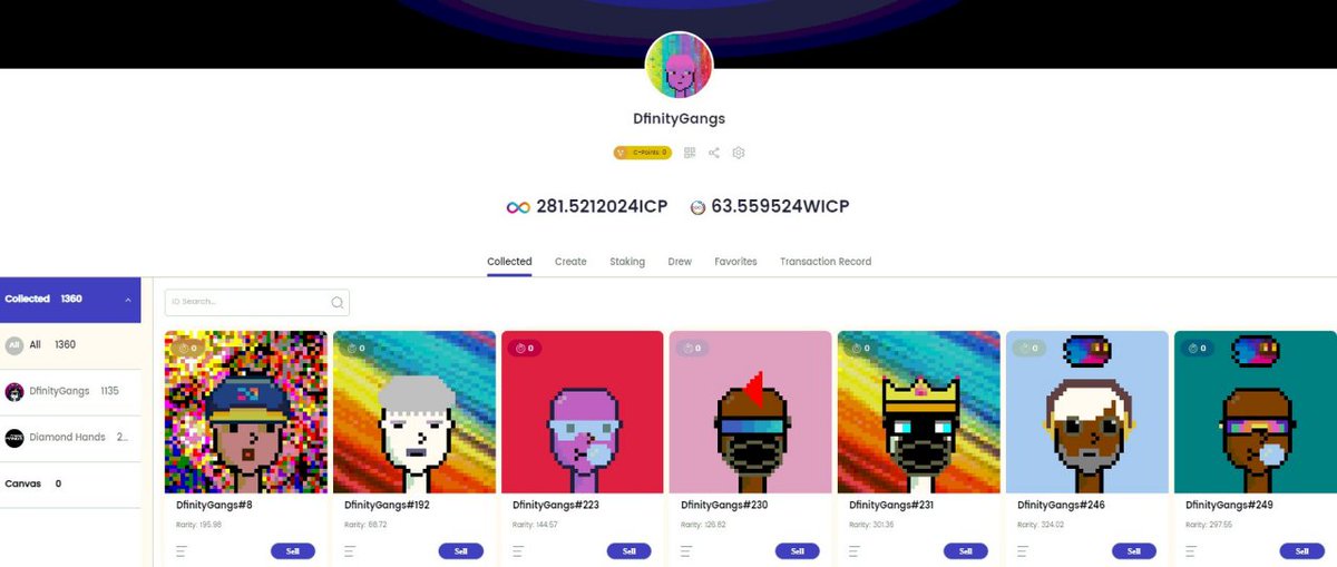 dfinitygangs's tweet image. #4 REPORT DFINITYGANGS DAO TREASURY - JUL 2022:
- Total: 342.7ICP ( included 200I from investing fund,  55.6I from royalty fee of #Diamondhands)
- NFT: 1362 NFTs
+ #DfinityGangs: 1137 NFTs (bought back 02 NFTs ) 
+ #Diamondhands: 225 NFTs