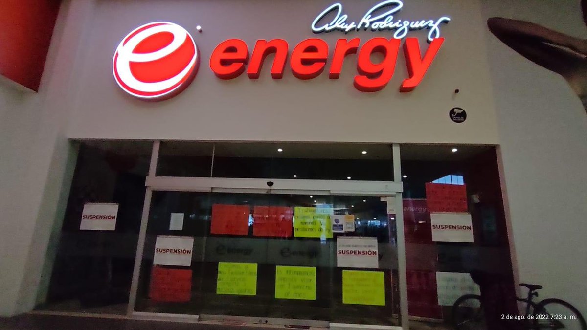 Nabizip's tweet photo. @Energy_F Cuando reabrirán y volverán al horario que modificaron sin previo aviso y sin ninguna razón lógica https://t.co/TP6vcHzK6z