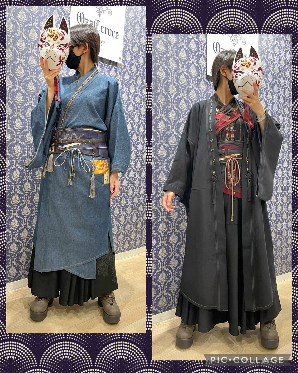 ozz_yokohama's tweet image. 皆様こんにちは😃

本日は新作 #デニム羽織 着てみました😆

サッと羽織ってカッコよく、
倶利伽羅コルセットと合わせて
#デニム着物 のようにお召し頂いても素敵です☺️✨

是非、お近くのOZZでご覧下さいませ😊

#ozzon #ozzonjapan #横浜VIVRE