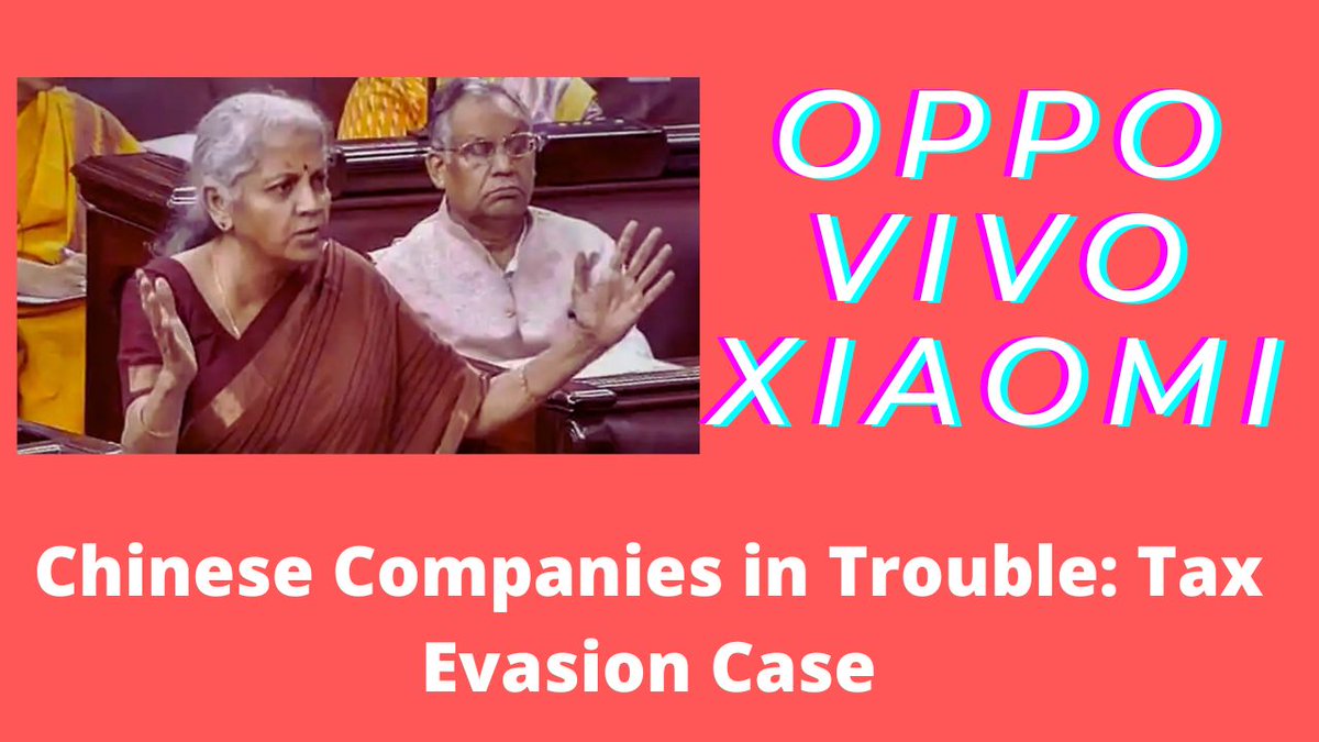 Vivo, Oppo, Xiaomi in Trouble for Tax Evasion

Tax Evasion Amount - 

#Oppo -  4,389 Crore 
#Vivo - 2217 Crores 
#Xiaomi - 653 Crores

Read More - buff.ly/3SlUBTm