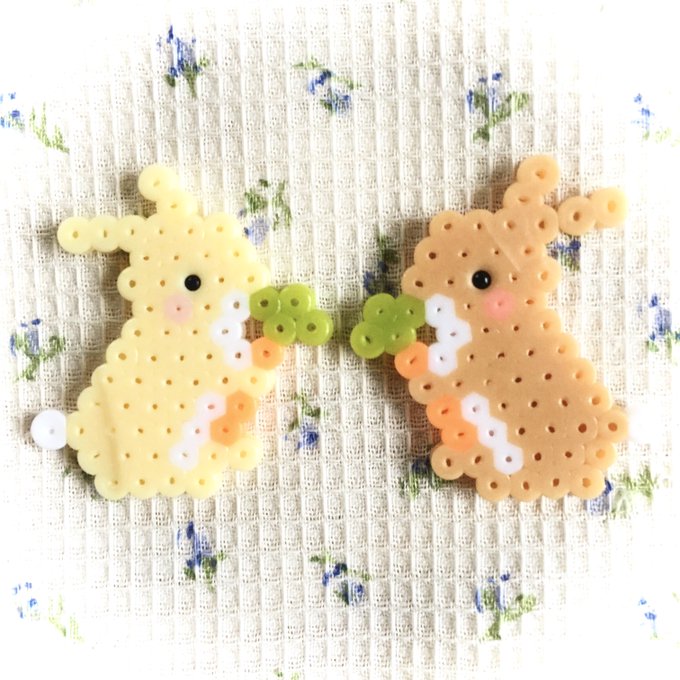 ピクセルピコ アイロンビーズのお店さん がハッシュタグ うさぎ をつけたツイート一覧 1 Whotwi グラフィカルtwitter分析