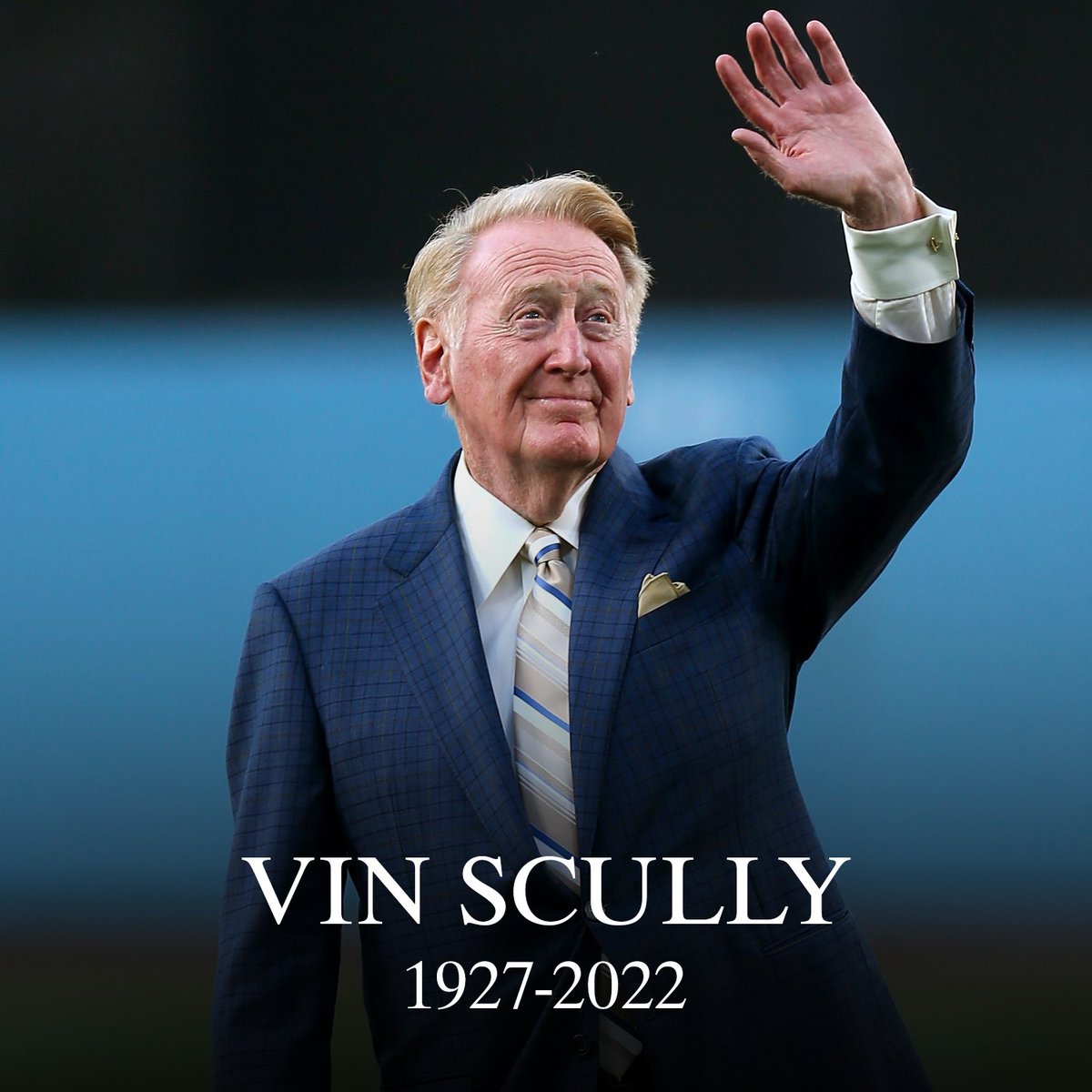 chriswmadden's tweet photo. My heart is heavy. What a great man. What a remarkable life. The best to ever do it. So long Mr. Scully. Rest In Peace. #vinscully https://t.co/yPRRvqFAKW