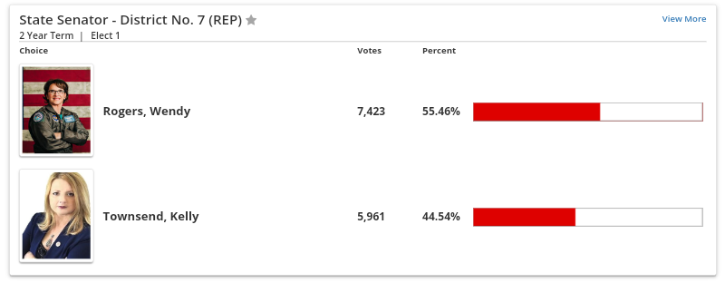 leewah's tweet photo. Wendy Rogers is ahead of Kelly Townsend for the GOP nomination for #AZLD07 Senate. #Flagstaff #Payson #Globe #Snowflake #ShowLow #Williams #Oracle https://t.co/7hEhFGNHOO